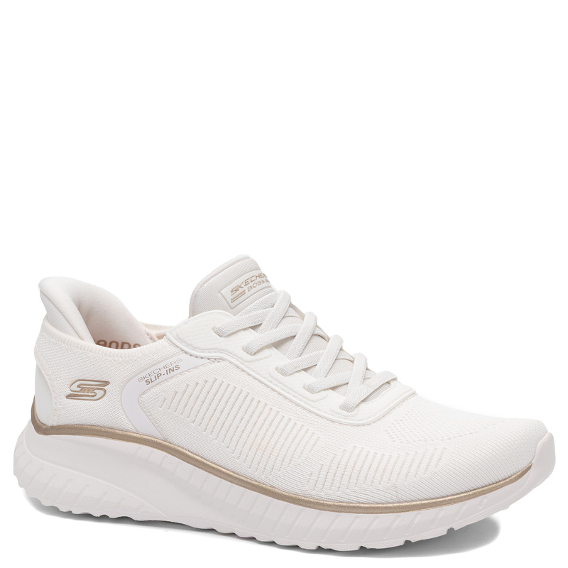 Skechers Bobs Sport Slip-ins Women's Sneakers White Gold 117497-WTGD