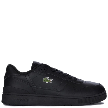 Lacoste Sneakersy męskie skórzane T-Clip Set 224 SMA BLK/BLK