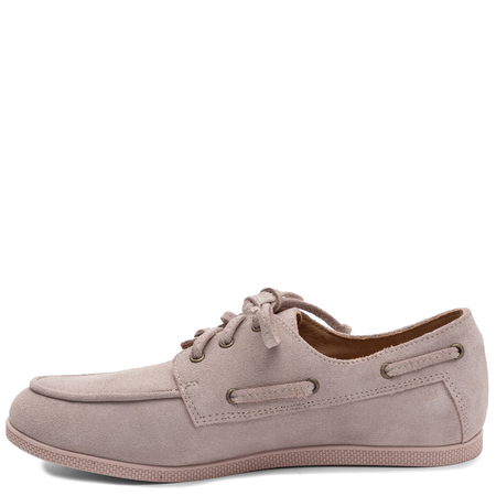 Maciejka Suede Leather Loafers Pink 07799-15/00-1