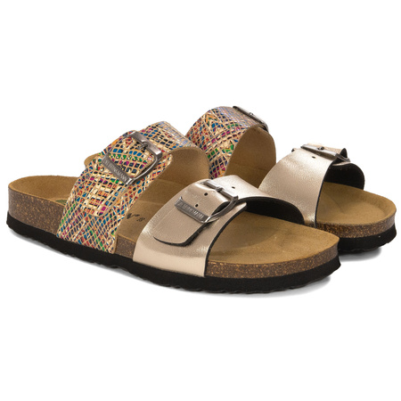 Dr. Brinkmann Women's Slides Gold