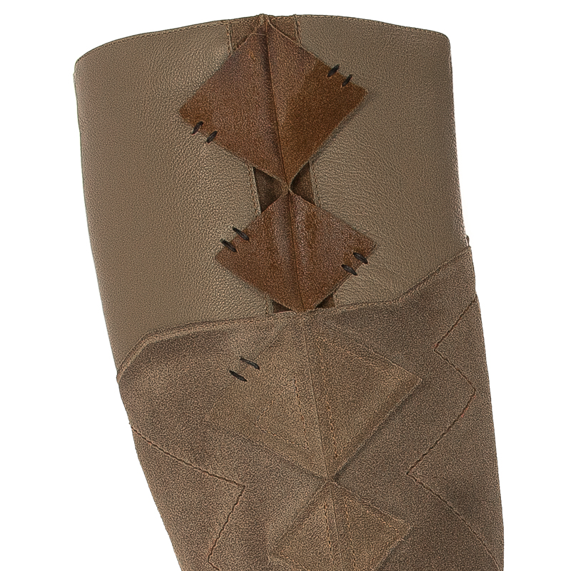 Maciejka 05640-10/00-3 Dark Beige Knee-High Boots