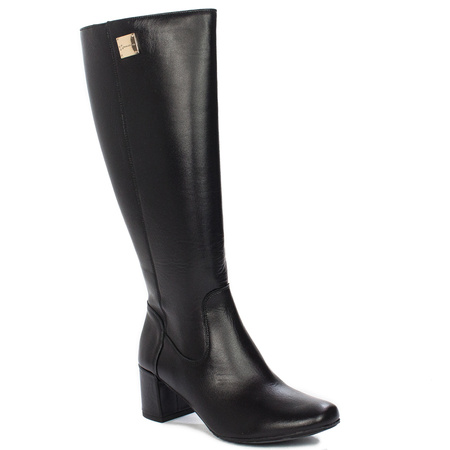 Maciejka Black Knee-High Boots