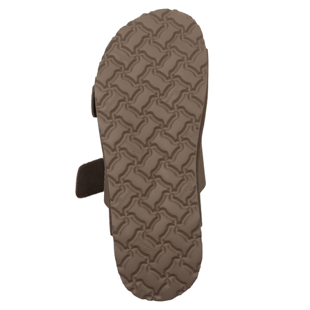 Yokono Java Women's Leather Platform Slides Brown WIWI-003-SER-LODO