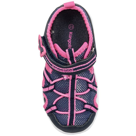 Kangaroos Buty dziecięce dziewczęce DK Navy Fandango Pink