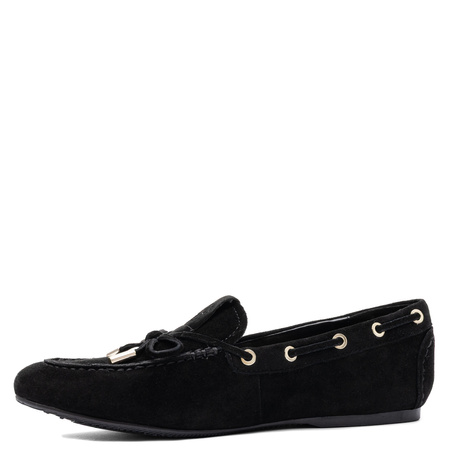 Guess Półbuty Damskie Czarne z Kokardką FLPAIS-SUE14 Black