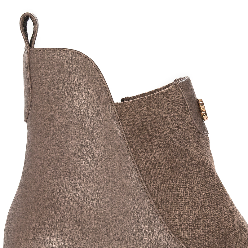 S.Barski Women's boots ankle boots beige