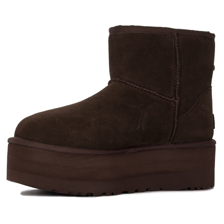 UGG Botki damskie Classic Mini Platform Burnt Cedar