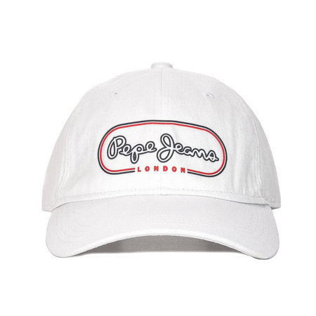Czapka z daszkiem Pepe Jeans PL040316 800 White JANA CAP Biała