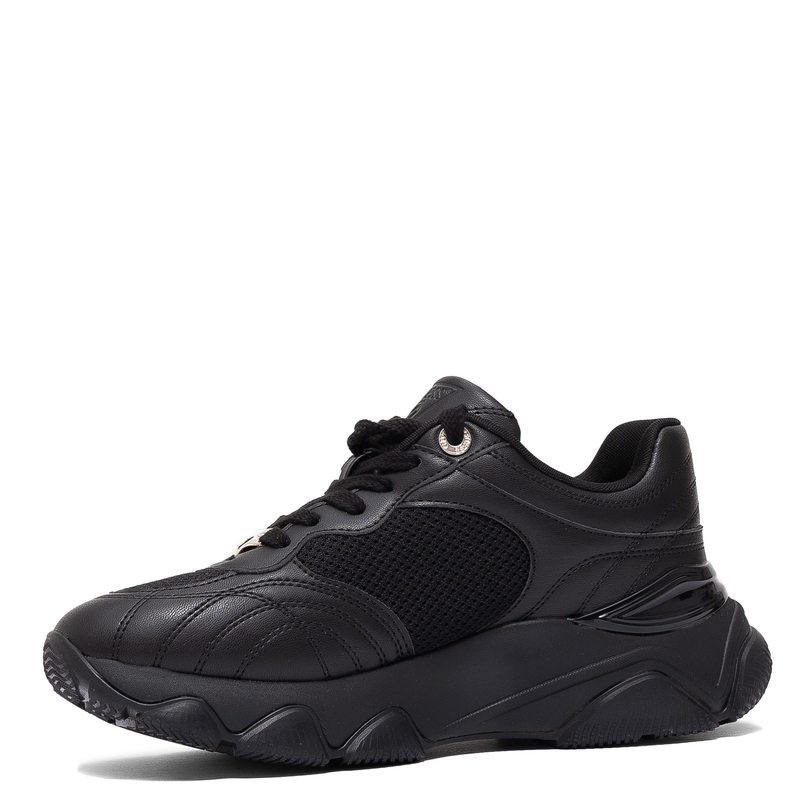 Guess Sneakersy Damskie Na Platformie Czarne FLFMRZELE12-BLACK