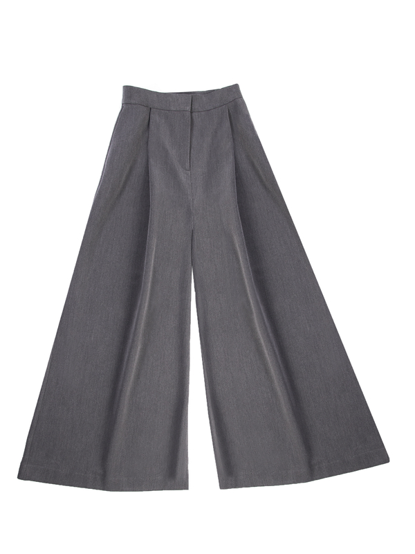 Opra Spodnie Baha Grey Very High Waist Pants