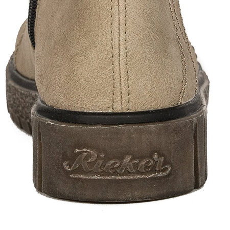 Rieker Y3420-60 Beige Lace-up Boots