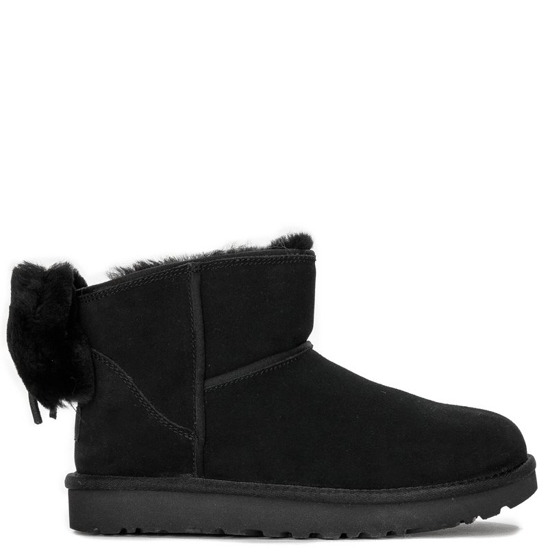 UGG W CLASSIC MINI BOW Black 1116099 BLK