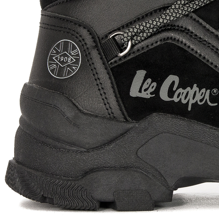 Lee Cooper Buty zimowe trekkingowe damskie Black czarne