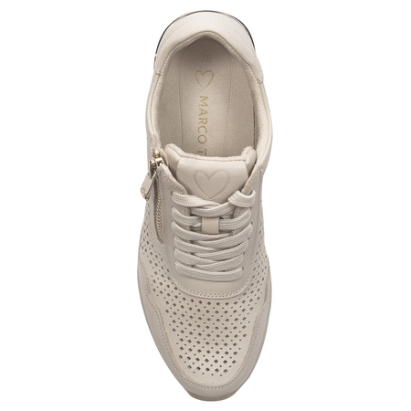 Marco Tozzi Sneakersy półbuty damskie Cream