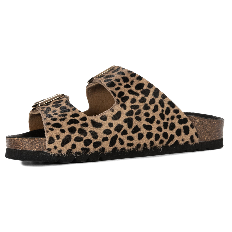 Scholl Klapki Damskie Leopard