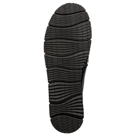 Maciejka 03512-58/00-0 Black + Flowers Flat Shoes