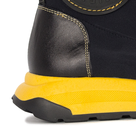 Maciejka 06297-01/00-8 Black and Yellow Boots