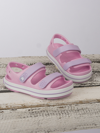 Crocs Crocband Cruiser Sandal Kids Lightweight Pink 209423-84I