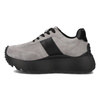 Filippo Women's Leather Sneakers, Grey