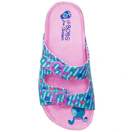 Klapki dziecięce Skechers 300013L TQPK Granola
