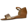 Maciejka 06486-29/00-1 Women Brown + Gold Sandals