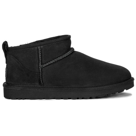 UGG 1116109 BLK W CLASSIC ULTRA MINI Black Boots