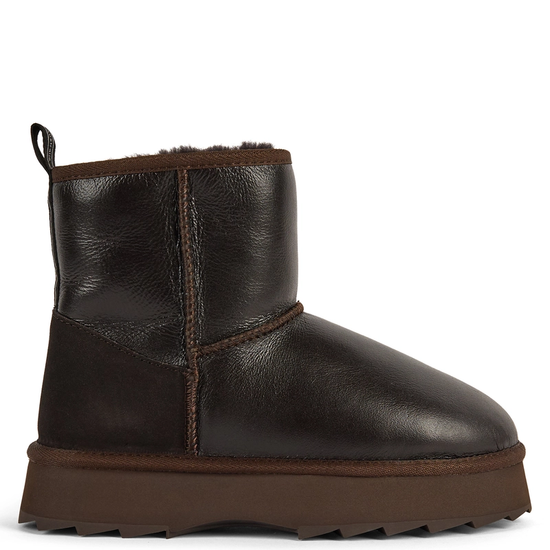 EMU Australia Sharky Mini Town Flatform Chocolate W13340-Choc