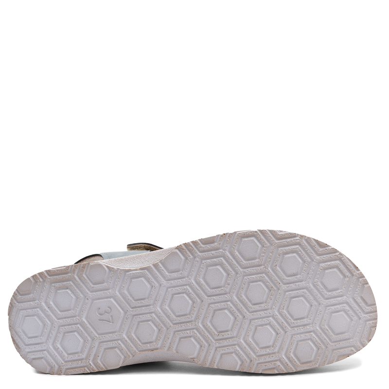 Inblu Women's Comfortable Sandals With Woven Strap Blue FA000005-LBLUE