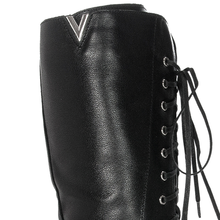 Maciejka Black Women's Lace-Up Boots