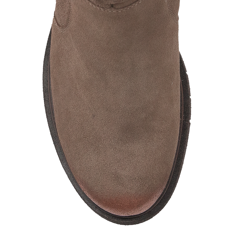 Maciejka Light Brown Women's Velor Boots