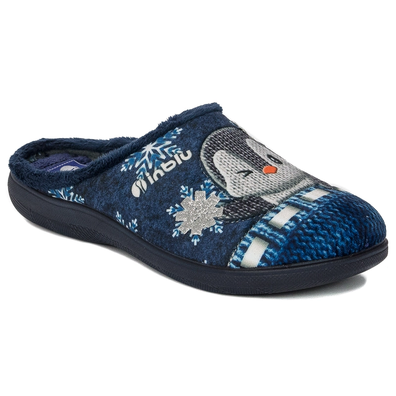 Inblu Kapcie damskie Navy Granatowy