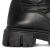 Women's snow boots on the platform Black insulated black