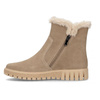 Filippo Beige Suede Leather Ankle Boots for Women