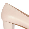 Sergio Leone Beige Pearl Pumps