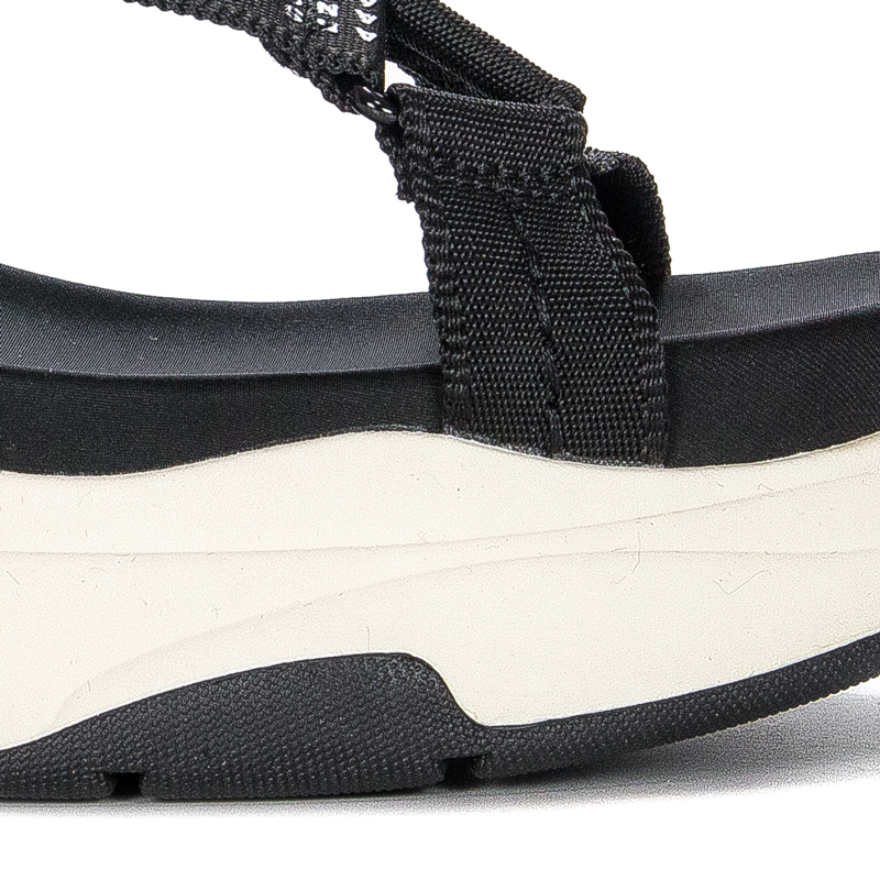 Pepe Jeans Sandały damskie Black Grubo Logo czarne