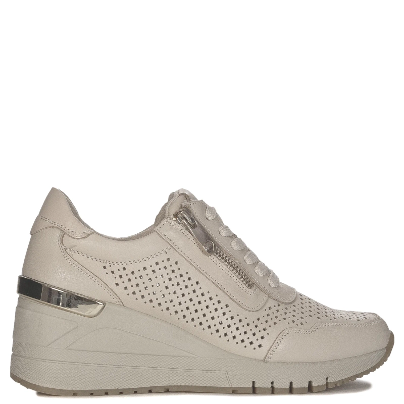 Marco Tozzi Women's Cream Low Shoes
