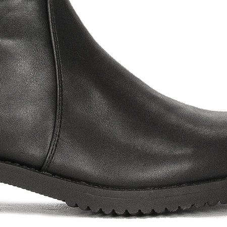 Sergio Leone KZ528 Boots warmed Black