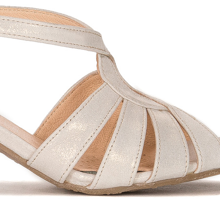 Bioeco Women Sandals On Heel Beige