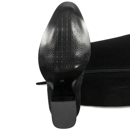 Maciejka 05774-01/00-6 Black Knee-High Boots