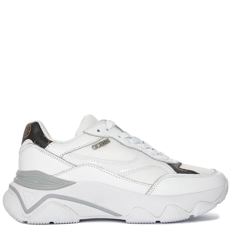 Sneakersy Guess FL8SN2 FAL12 Sunshine2 White Białe