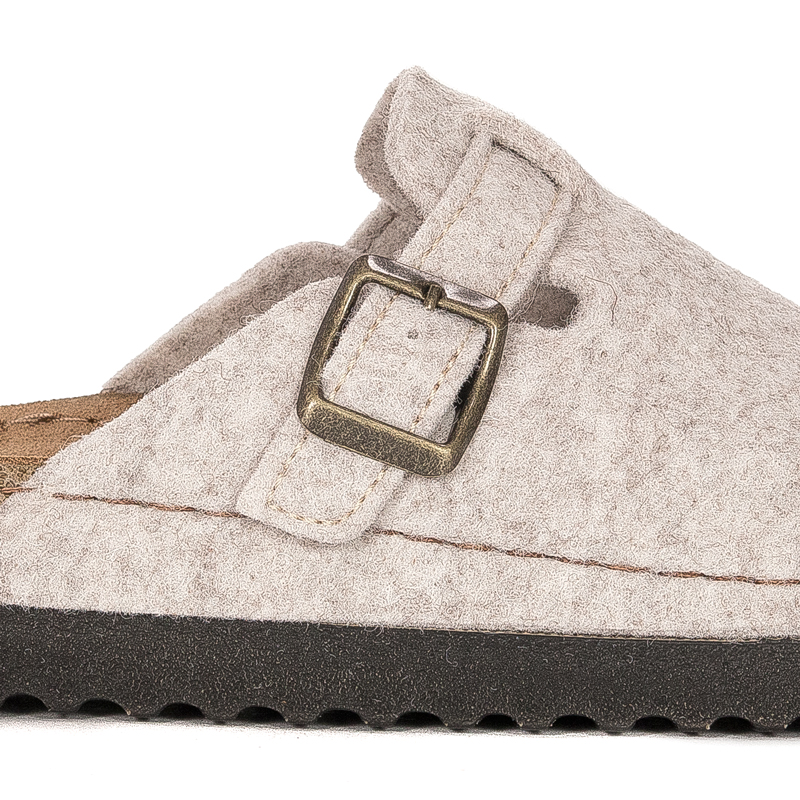 Inblu Kapcie klapki damskie Ice Beige beżowe