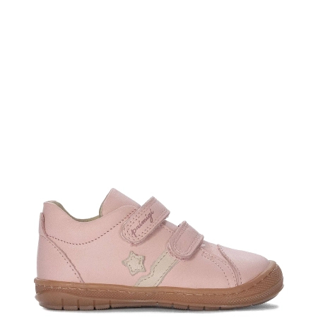 Primigi Girls' Velcro Leather Half Shoes Pink