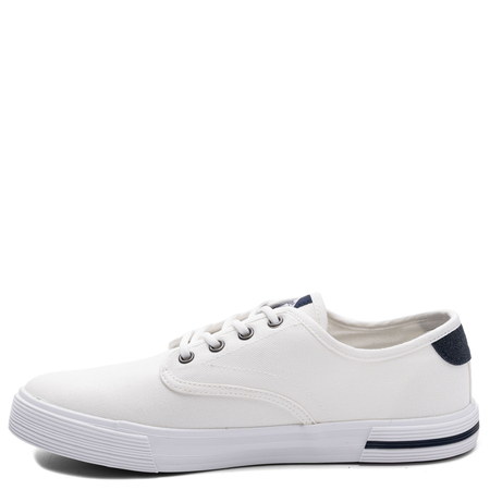 Lee Cooper Męskie Sneakersy Tenisówki Materiałowe Białe LCW-26-02-4086MC