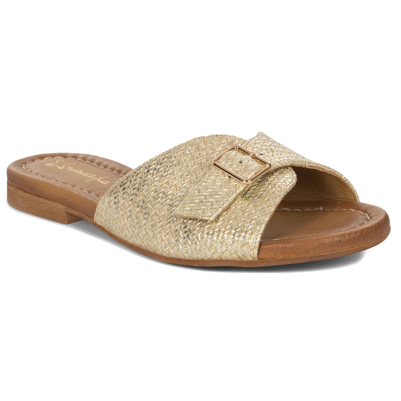  Maciejka Women's Flip-Flops Gold