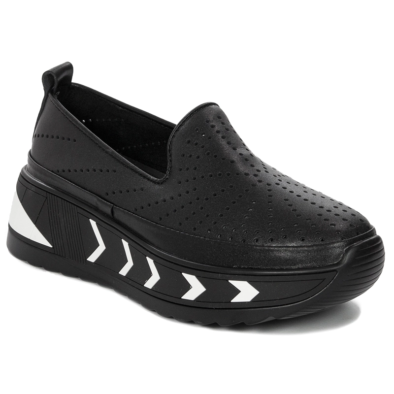 Shoes Loafers Filippo black leather