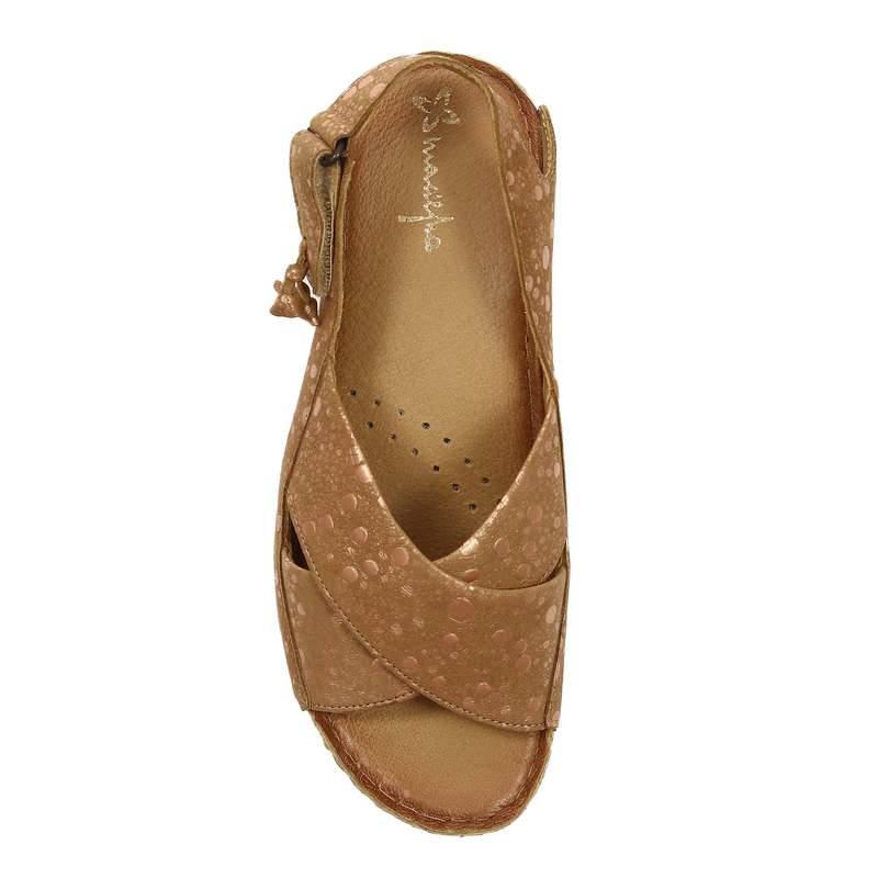 Maciejka Women's Leather Copper Sandals