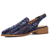 Maciejka Women's Dark Blue Half Shoes
