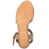 Sergio Leone women's Beige sandals