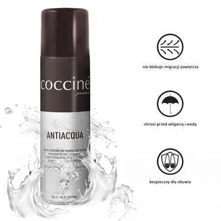Coccine Antiacqua Premium Spray Impregnujący Ochrona Przed Wodą i Solą 55-58-250C