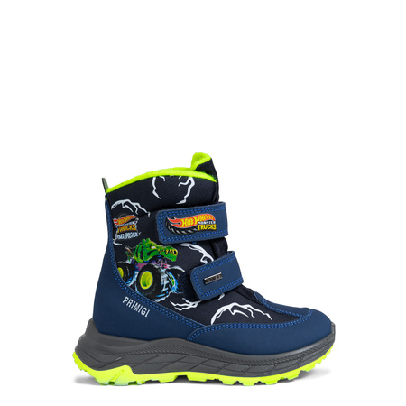 Primigi Boys' Insulated Ankle Boots Navy Blue Hot Wheels